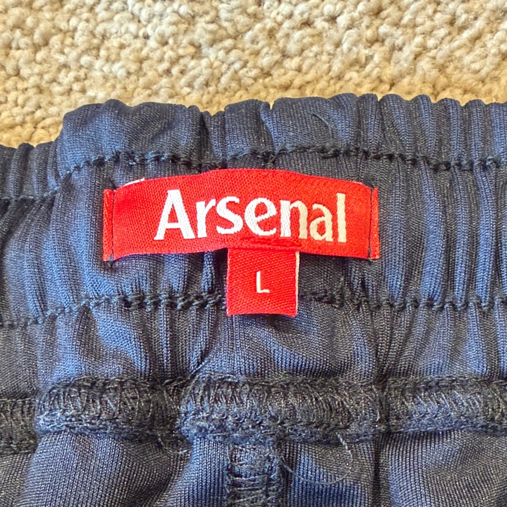 Arsenal Navy Joggers Mens size large - Picture 3 of 5
